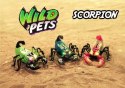 WILD PETS ELEKTRONICZNY PAJĄK SKORPION ZIELONY ŚWIECĄCE