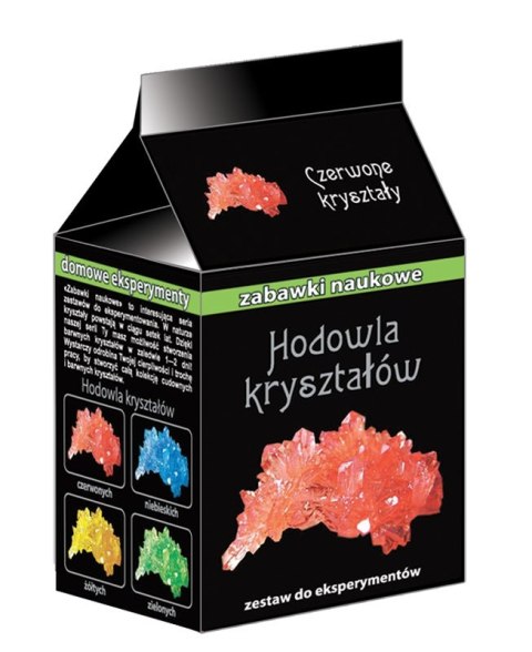 MINI HODOWLA KRYSZTAŁÓW CZERWONY KRYSZTAŁ RANOK