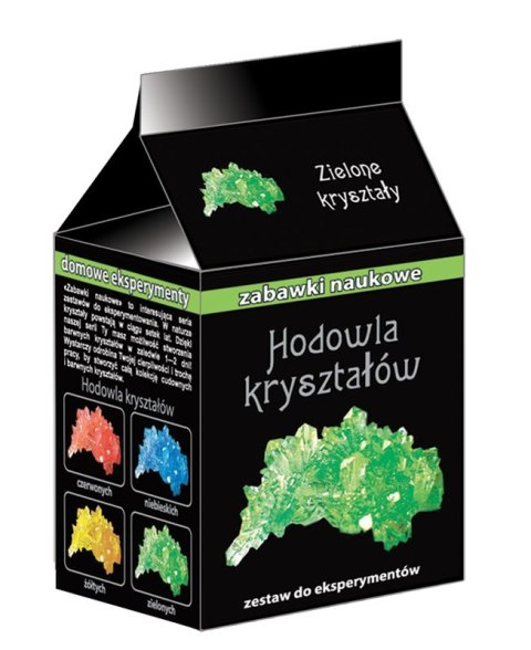 MINI HODOWLA KRYSZTAŁÓW ZIELONY KRYSZTAŁ RANOK