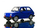 WELLY MALUCH FIAT 126P 1:21 SAMOCHÓD KOLEKCJONERSKI niebiesk