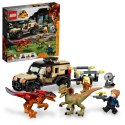 Klocki Jurassic World 76951 Transport pyroraptora i dilofozaura