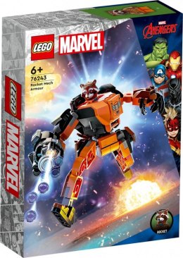 Klocki Super Heroes 76243 Mechaniczna zbroja Rocketa