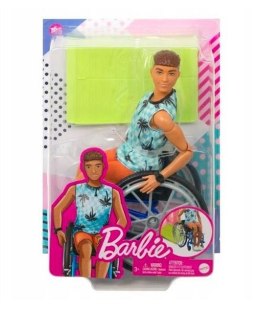 Lalka Barbie Fashionistas Ken na wózku inwalidzkim