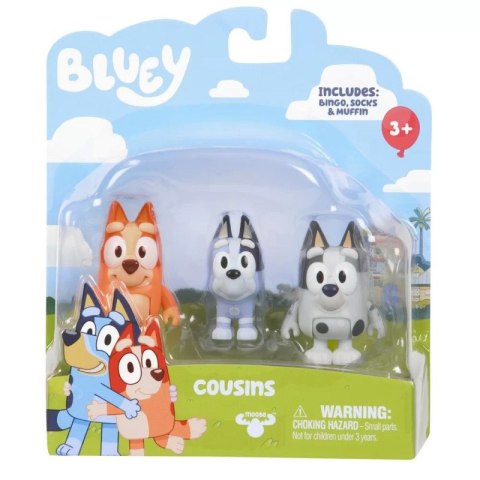 Bluey Figurki 2pak Kuzyni