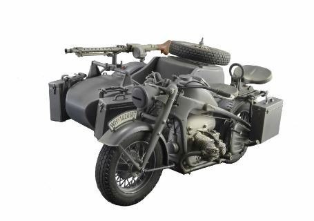 Model plastikowy WWII Zundapp KS 750 w/Side Car