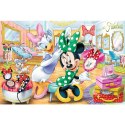 Puzzle 100 elementów Minnie w salonie kosmetycznym